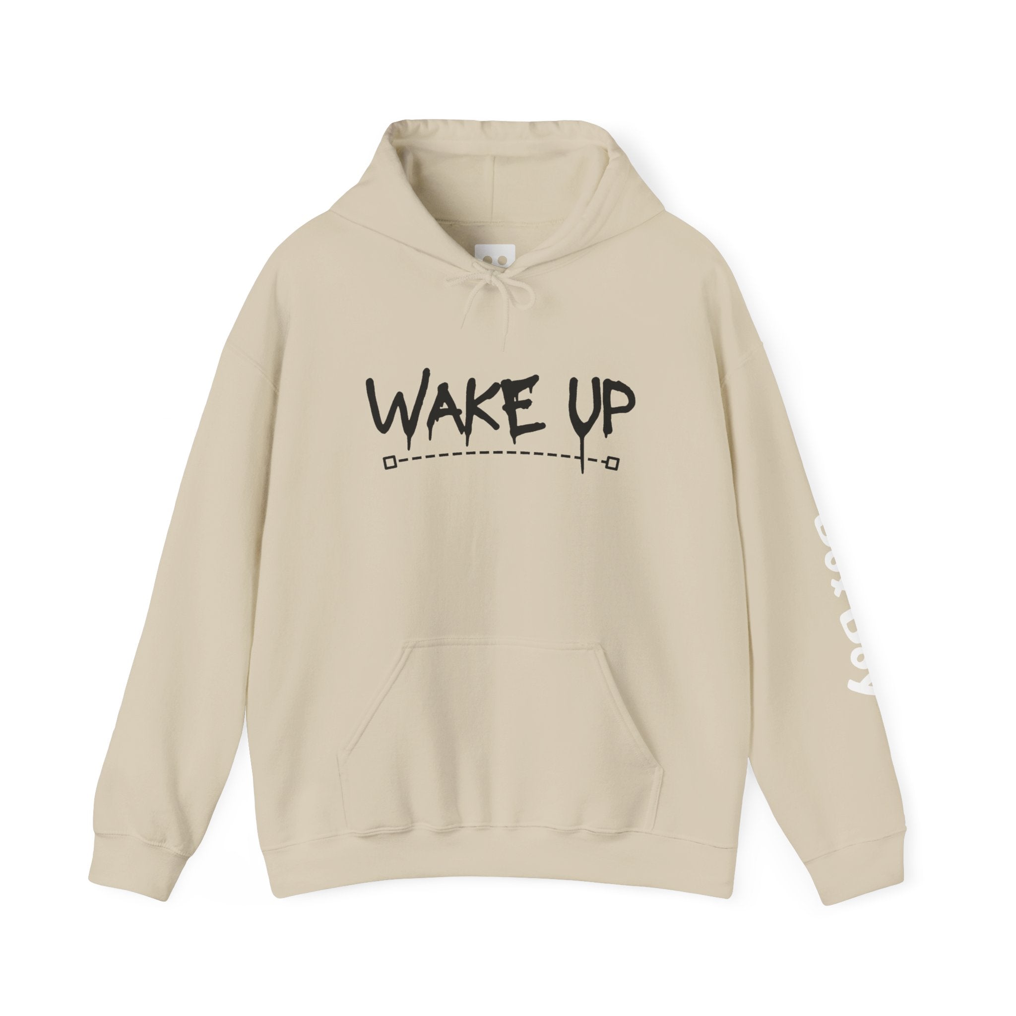 Wake Up - Sand - Unisex Heavy Blend™ Hooded Sweatshirt