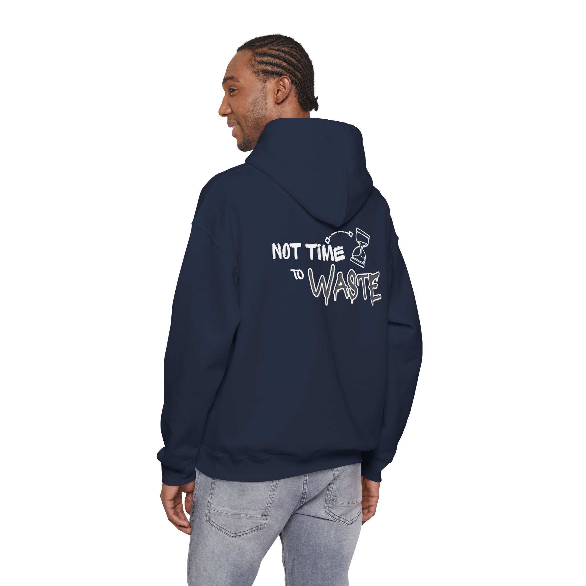 Wake Up - NAVY - Unisex Heavy Blend™ Hooded Sweatshirt