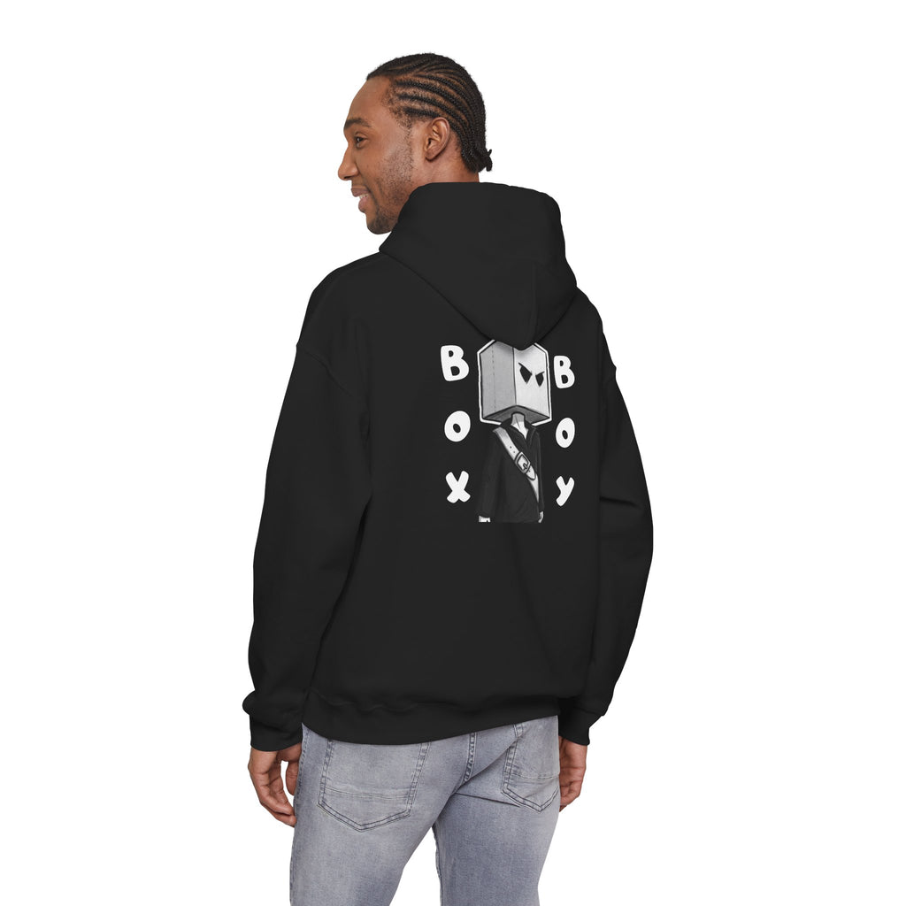 Box Boy - BLK - Unisex Heavy Blend™ Hooded Sweatshirt