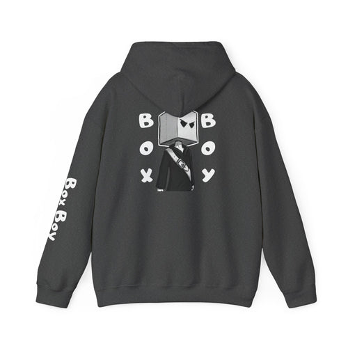 Box Boy - GRY - Unisex Heavy Blend™ Hooded Sweatshirt
