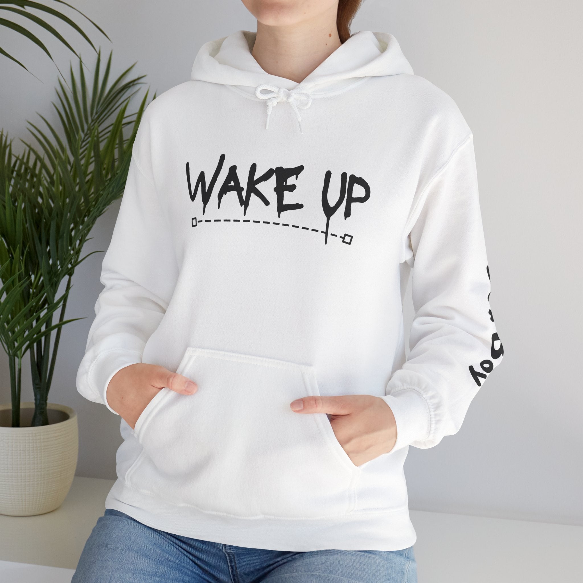 Wake Up - WTH - Unisex Heavy Blend™ Hooded Sweatshirt