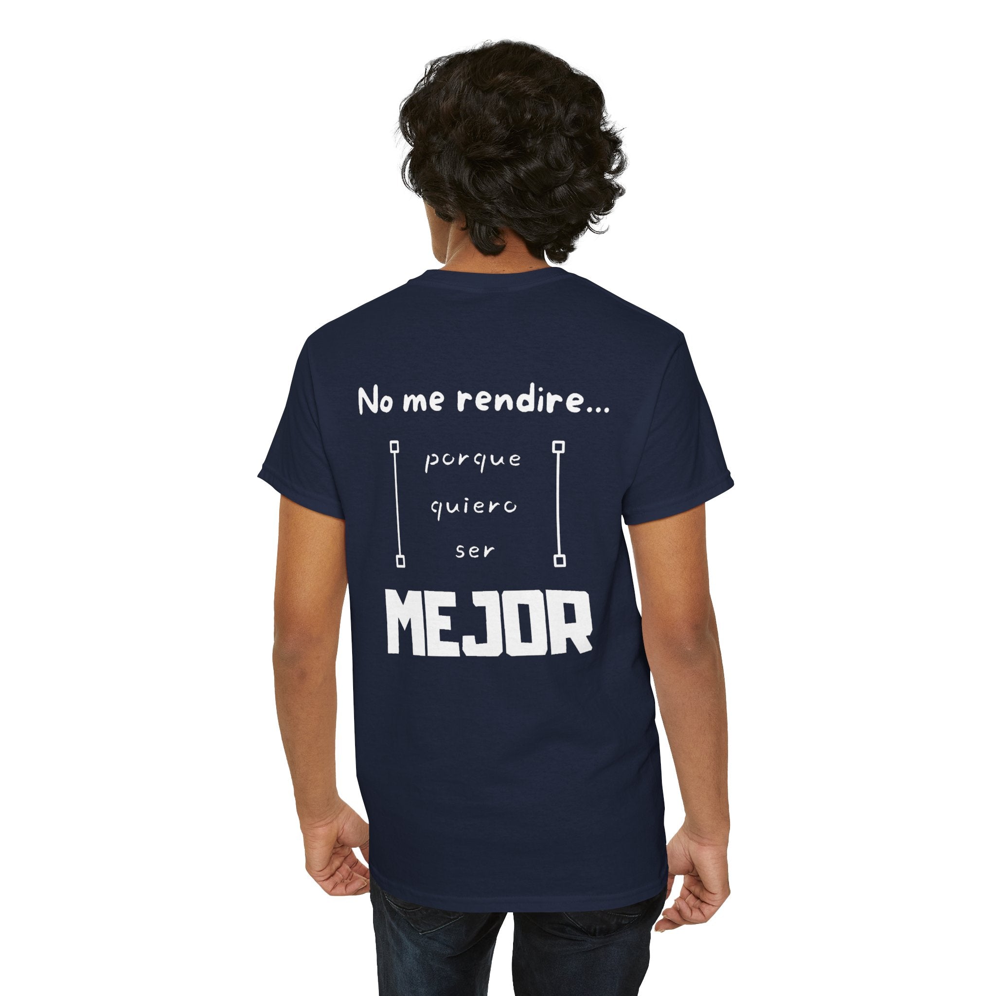 No me rendire - NAVY - Unisex Heavy Cotton Tee