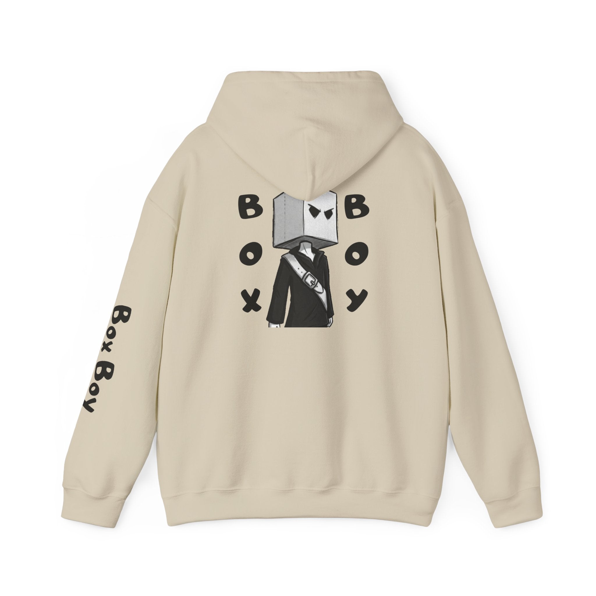 Box Boy - Sand - Unisex Heavy Blend™ Hooded Sweatshirt