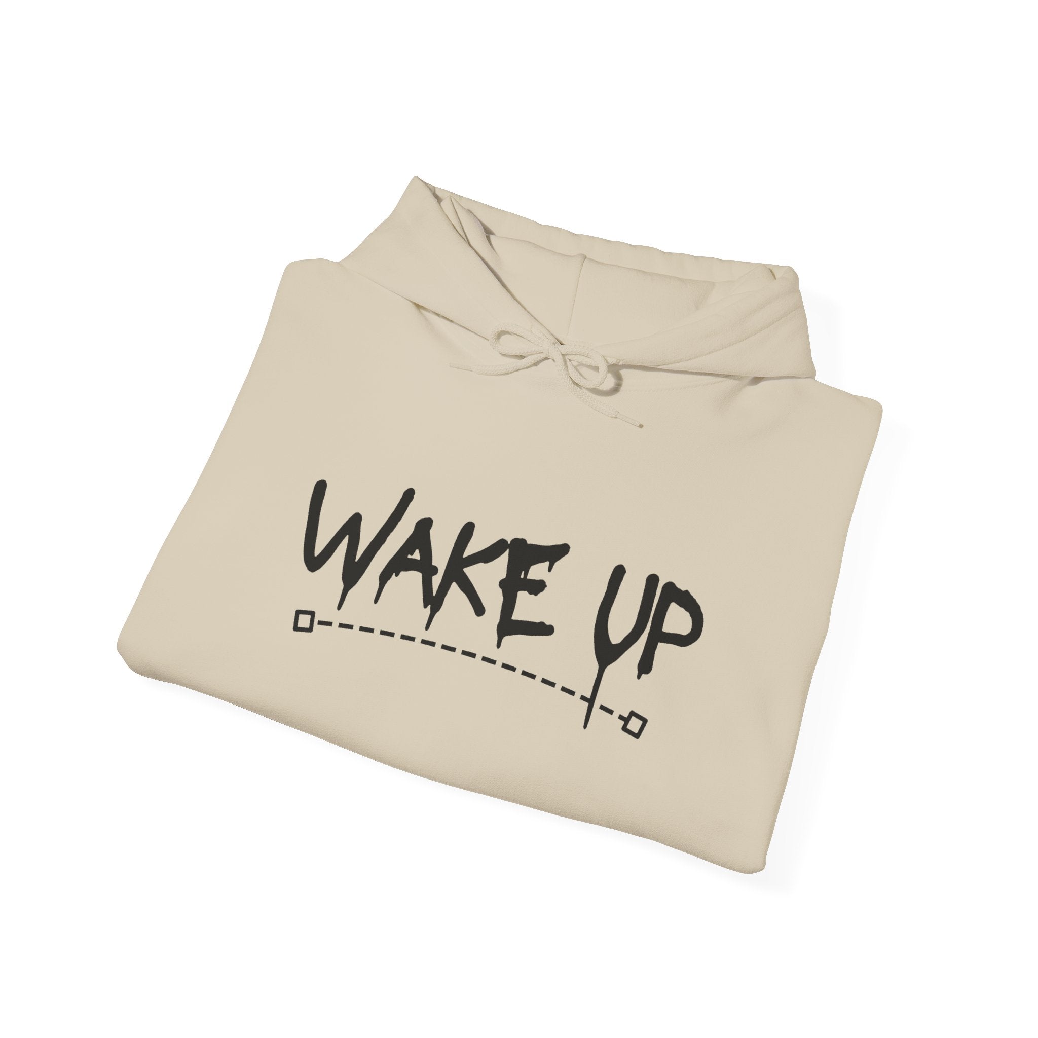 Wake Up - Sand - Unisex Heavy Blend™ Hooded Sweatshirt