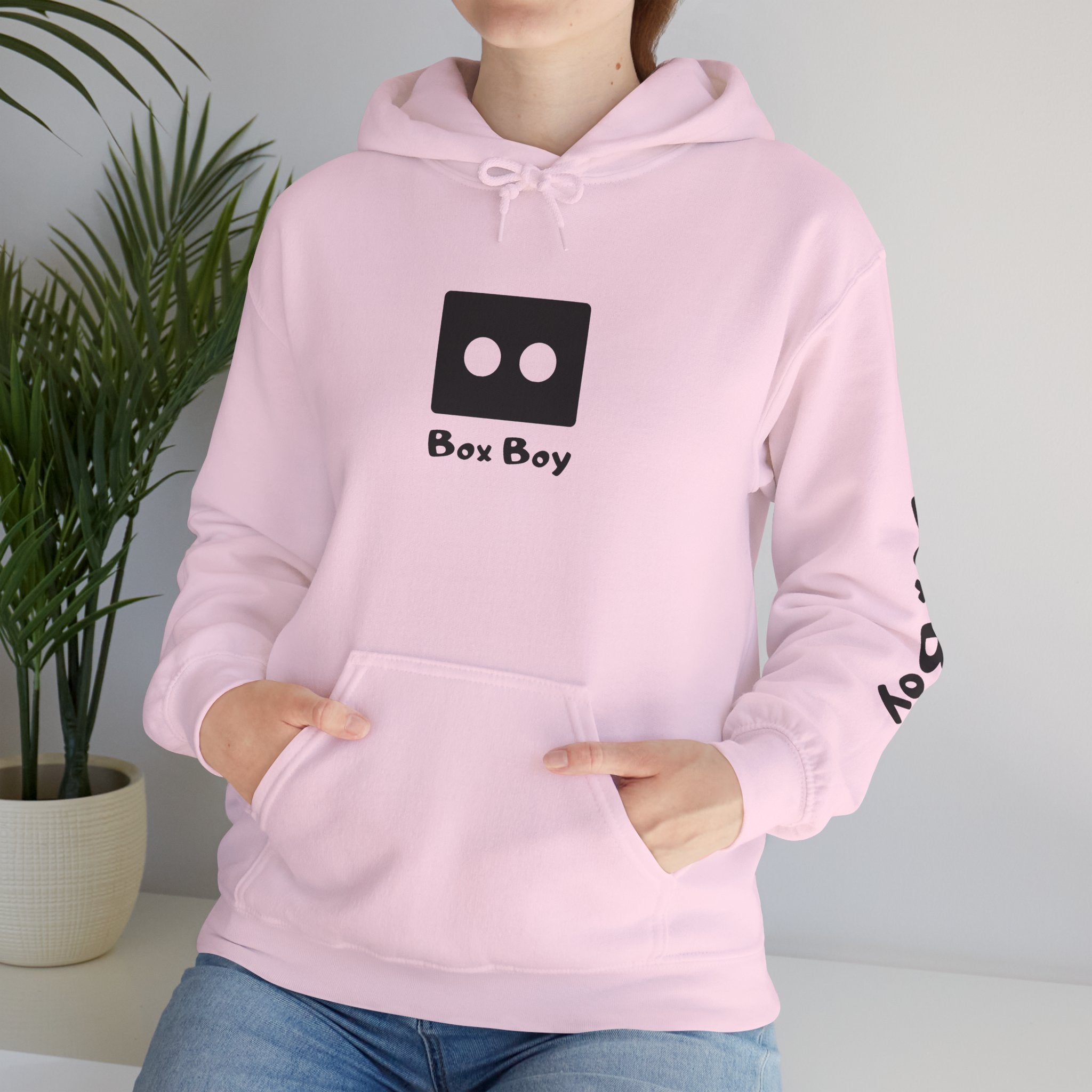 Box Boy - PNK - Unisex Heavy Blend™ Hooded Sweatshirt