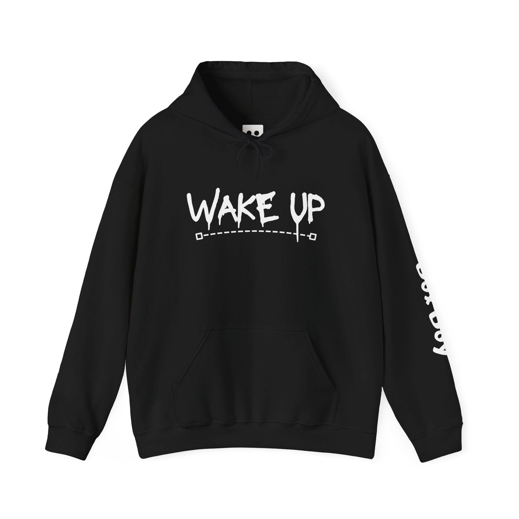 Wake Up - BLK - Unisex Heavy Blend™ Hooded Sweatshirt