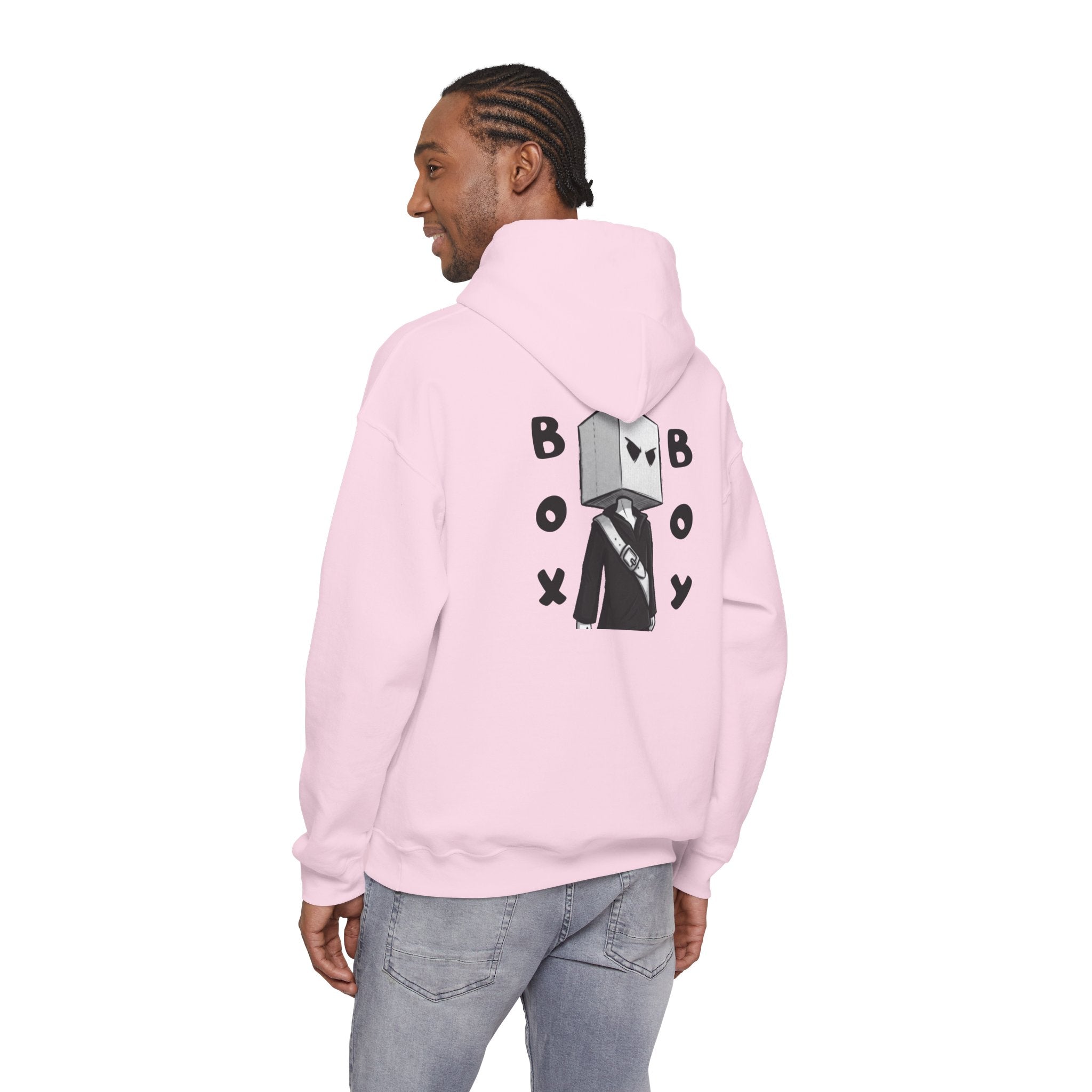 Box Boy - PNK - Unisex Heavy Blend™ Hooded Sweatshirt