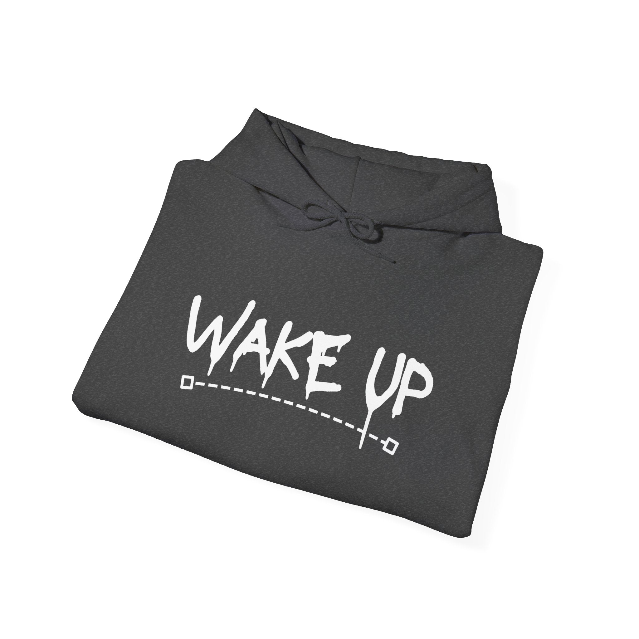Wake Up - GRY - Unisex Heavy Blend™ Hooded Sweatshirt